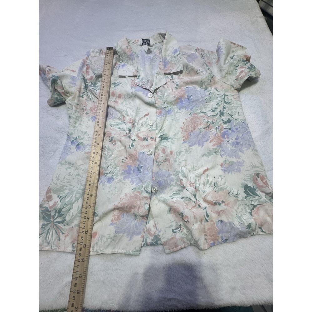 Vintage Cricket Lane Blouse Tropical Shirt Size 6 Aloha Beach Sunshine Floral